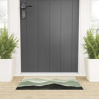 Green Beige Mountains Welcome Mat Gallery Image 3