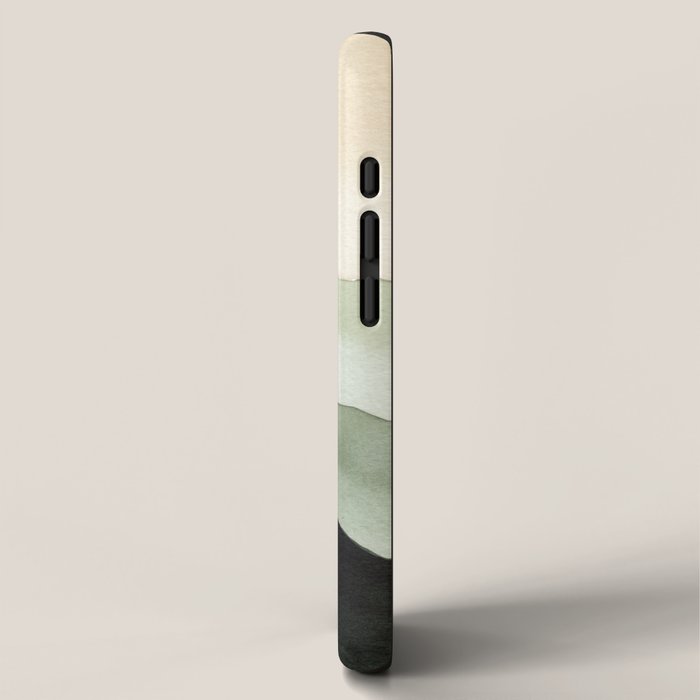 Green Beige Mountains iPhone Case Gallery Image 2