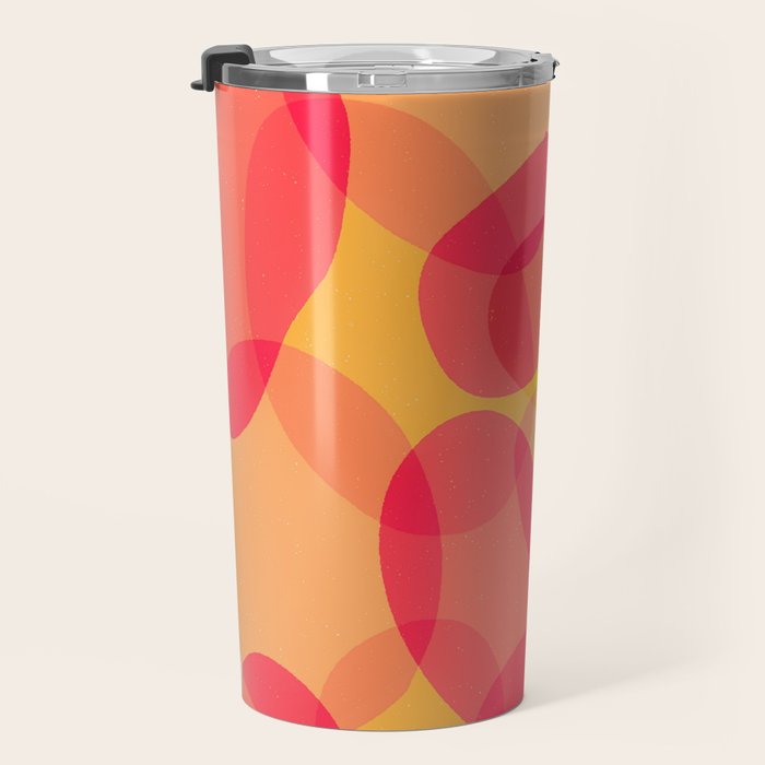 Soft Shapes Abstract #8 Travel Mug Gallery Image 3