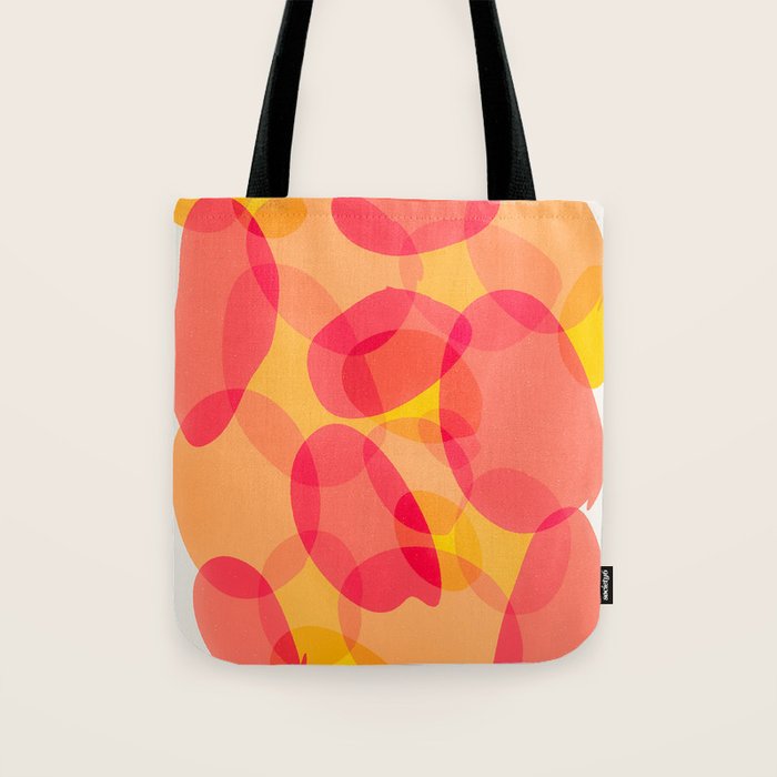 Soft Shapes Abstract #8 Tote Bag Gallery Image 1