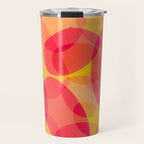 Soft Shapes Abstract #8 Travel Mug Gallery Image 1