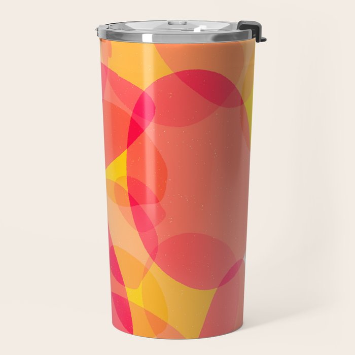 Soft Shapes Abstract #8 Travel Mug Gallery Image 2
