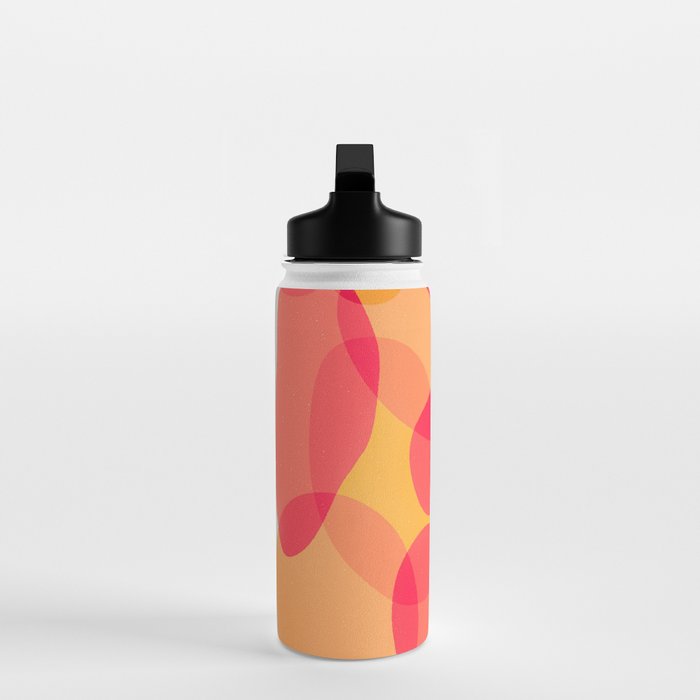 Soft Shapes Abstract #8 Water Bottle Gallery Image 3