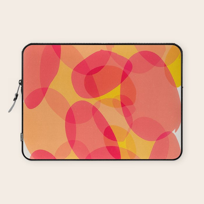 Soft Shapes Abstract #8 Laptop Sleeve Gallery Image 1