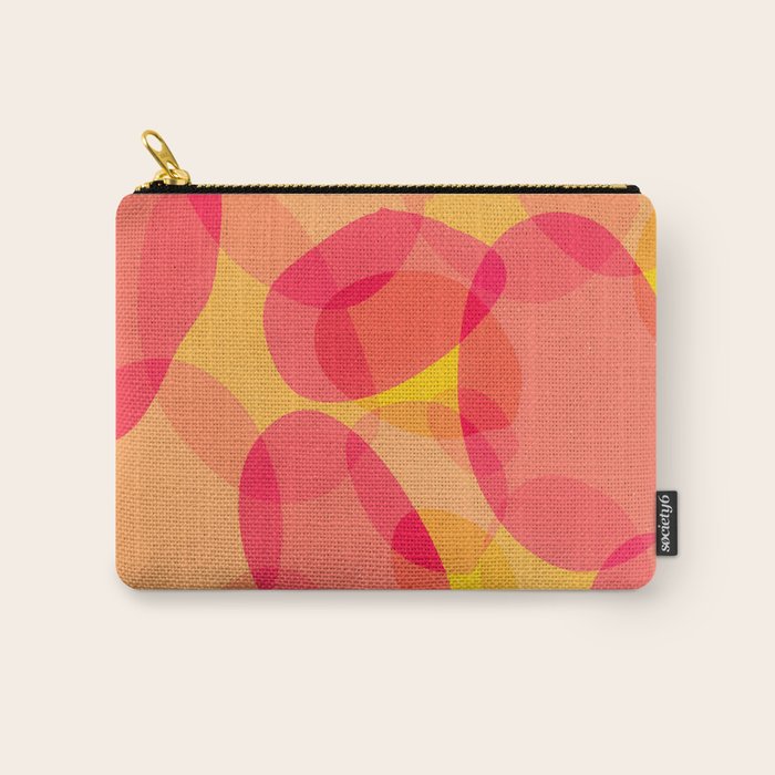 Soft Shapes Abstract #8 Carry All Pouch Gallery Image 1