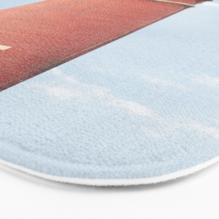 Red Lighthouse Bath Mat Gallery Image 3
