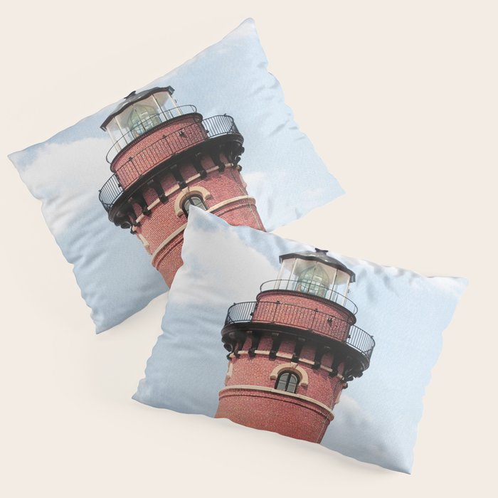 Red Lighthouse Pillow Sham Gallery Image 3