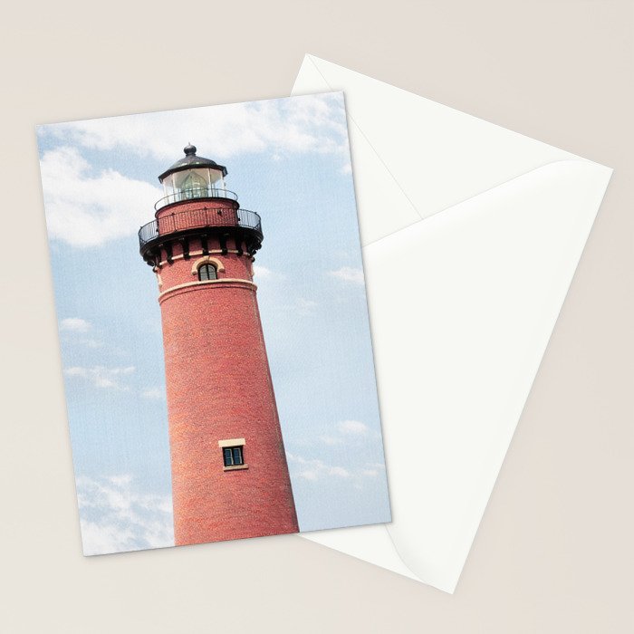 Red Lighthouse Stationery Card Gallery Image 2