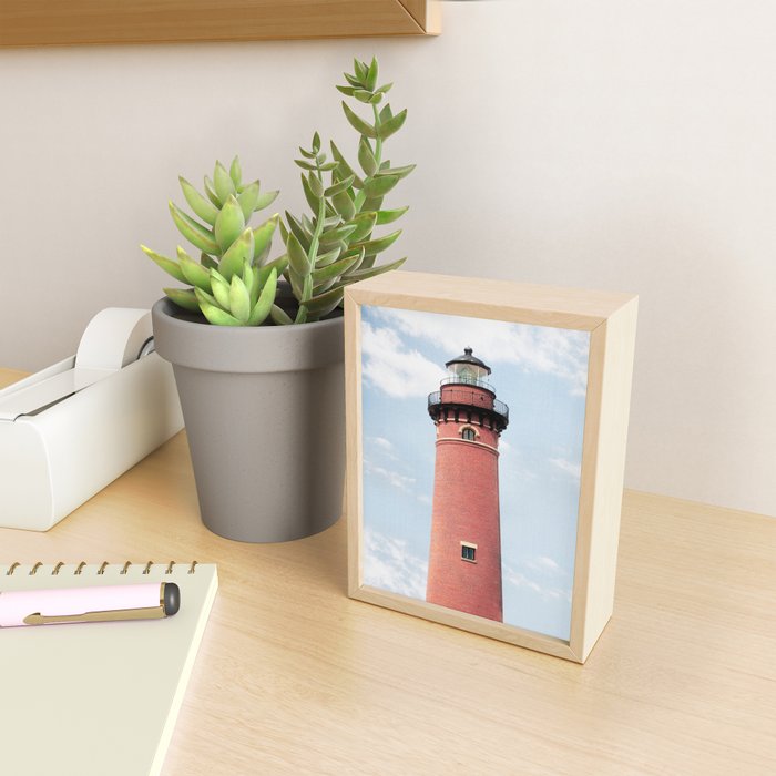 Red Lighthouse Mini Art Print Gallery Image 2