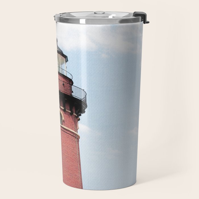 Red Lighthouse Travel Mug Gallery Image 2