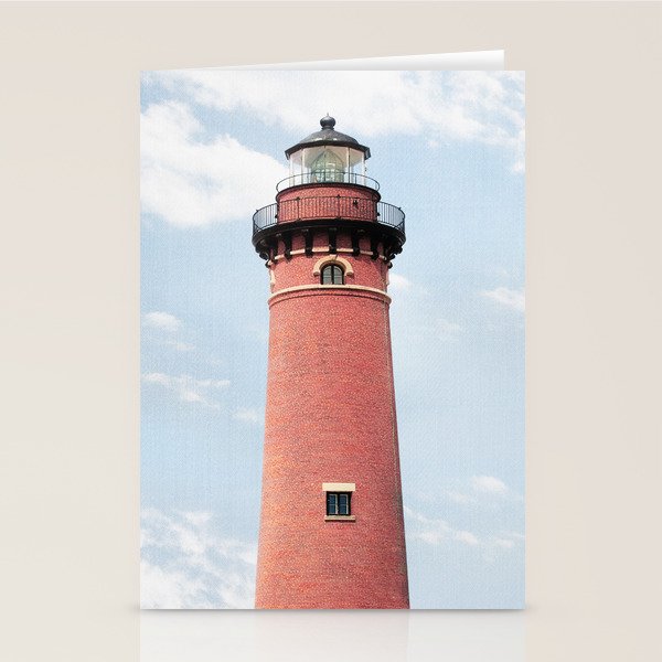 Red Lighthouse Stationery Card Gallery Image 2