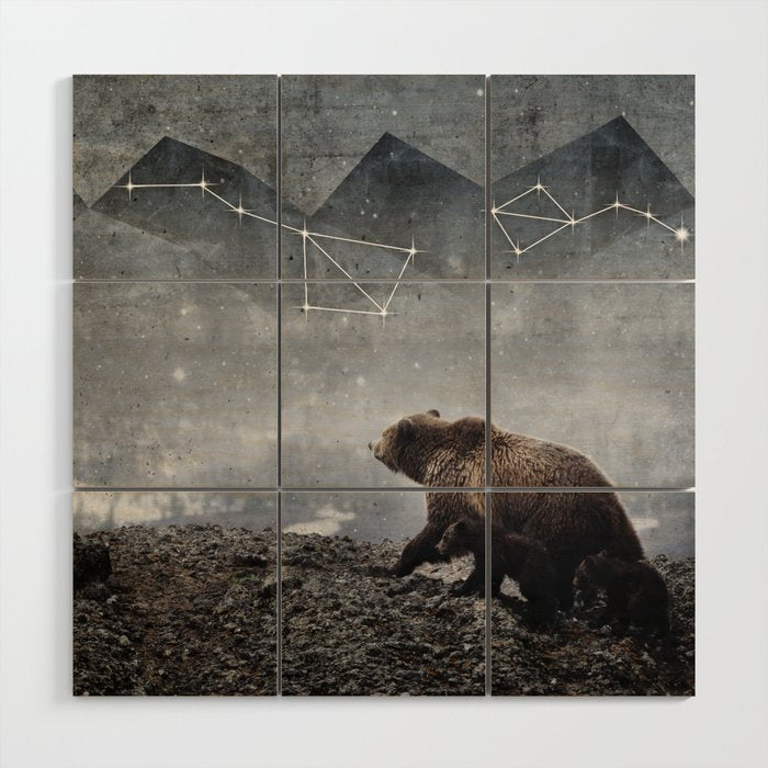 Ursa Major Wood Wall Art Gallery Image 1