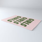 Girls Girls Girls - Green Rug Gallery Image 3