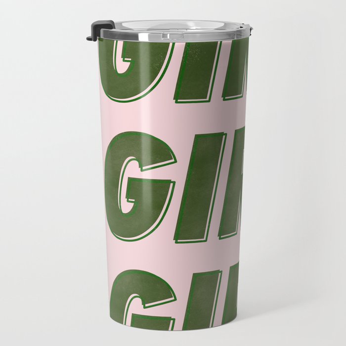Girls Girls Girls - Green Travel Mug Gallery Image 3