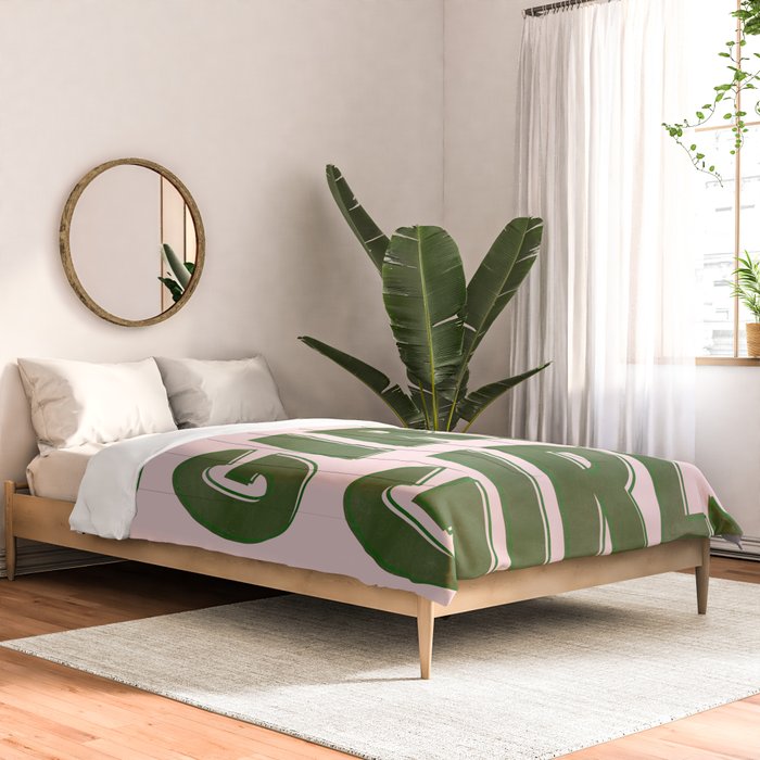 Girls Girls Girls - Green Comforter Gallery Image 2