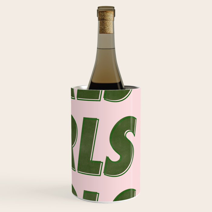 Girls Girls Girls - Green Wine Chiller Gallery Image 3