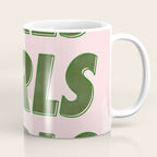 Girls Girls Girls - Green Coffee Mug Gallery Image 1