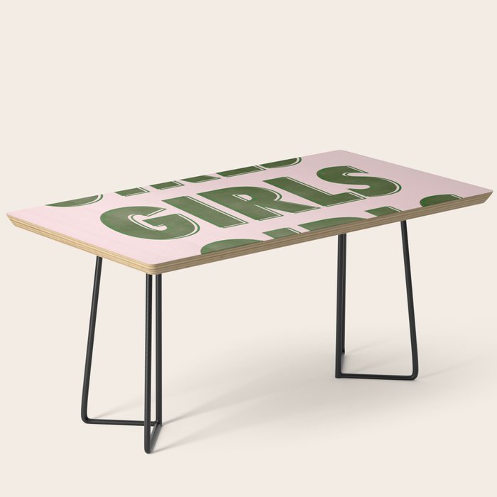 Girls Girls Girls - Green Coffee Table Gallery Image 1