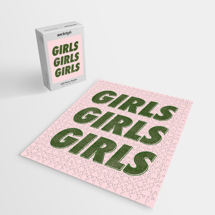 Girls Girls Girls - Green Jigsaw Puzzle Gallery Image 2