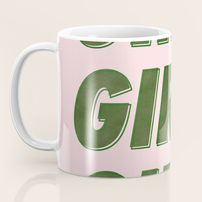 Girls Girls Girls - Green Coffee Mug Gallery Image 3