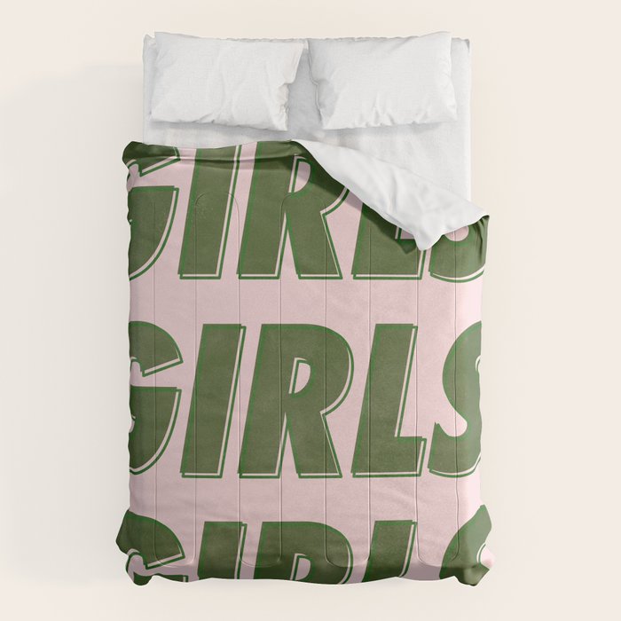 Girls Girls Girls - Green Comforter Gallery Image 6