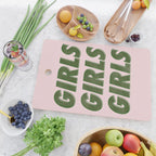 Girls Girls Girls - Green Cutting Board Gallery Image 2