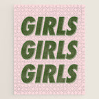 Girls Girls Girls - Green Jigsaw Puzzle Gallery Image 1