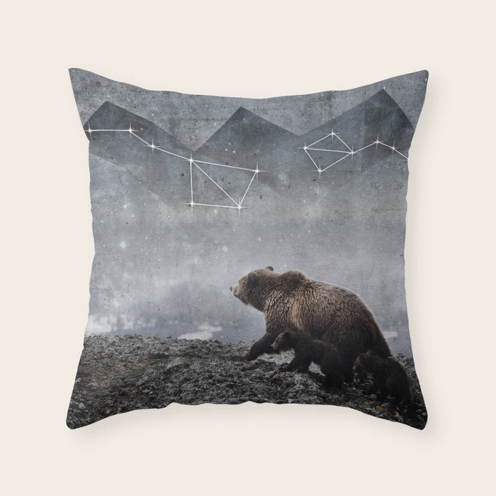 Ursa Major Throw Pillow Gallery Image 1