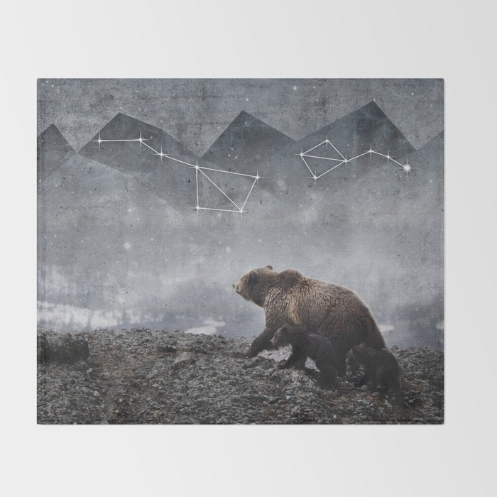 Ursa Major Throw Blanket Gallery Image 2