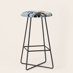 Modern Art Flowers 7 Stool Gallery Image 1