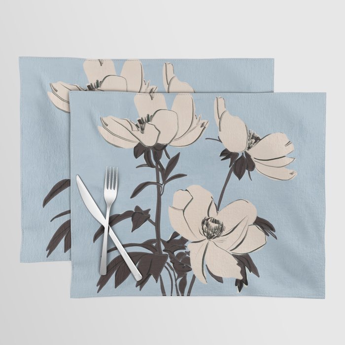 Modern Art Flowers 7 Placemat Gallery Image 1