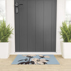 Modern Art Flowers 7 Welcome Mat Gallery Image 3