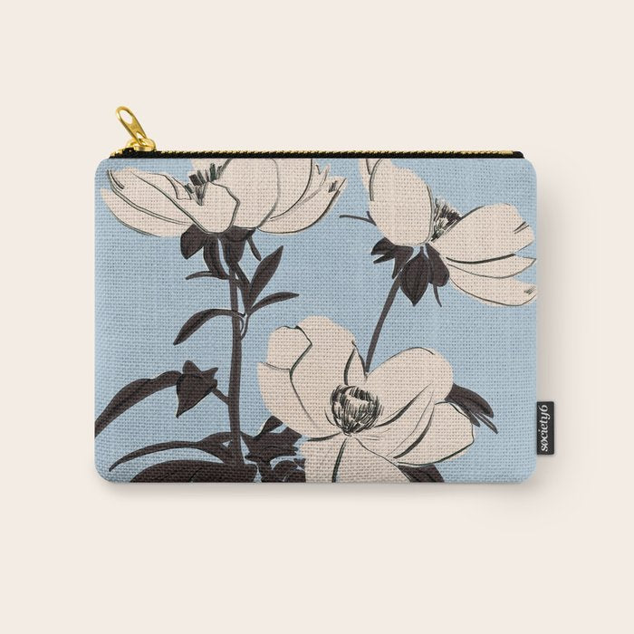 Modern Art Flowers 7 Carry All Pouch Gallery Image 1