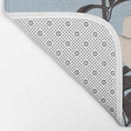 Modern Art Flowers 7 Bath Mat Gallery Image 2