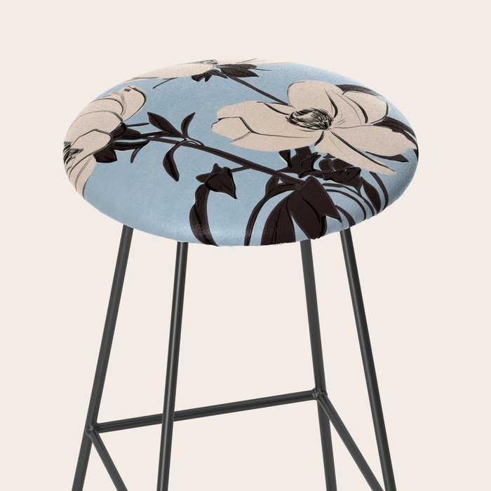 Modern Art Flowers 7 Stool Gallery Image 2