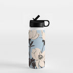 Modern Art Flowers 7 Water Bottle Gallery Image 1
