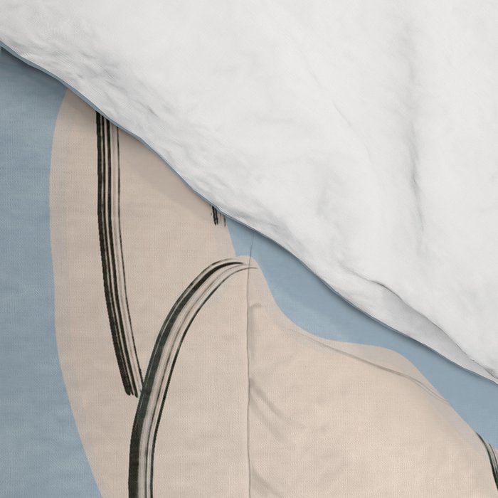 Modern Art Flowers 7 Comforter Gallery Image 4
