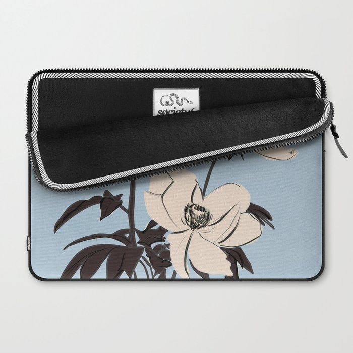 Modern Art Flowers 7 Laptop Sleeve Gallery Image 2