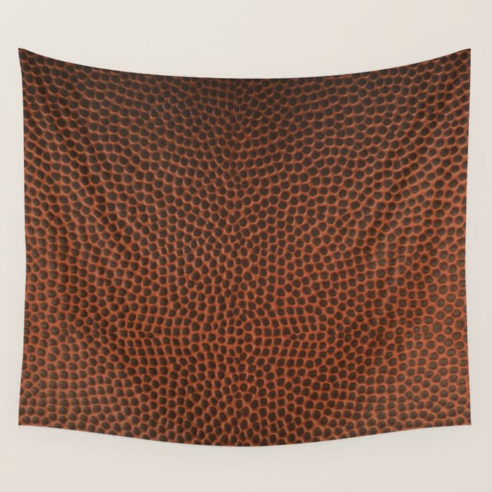 Football / Basketball Leather Texture Skin Wall Tapestry Gallery Image 4