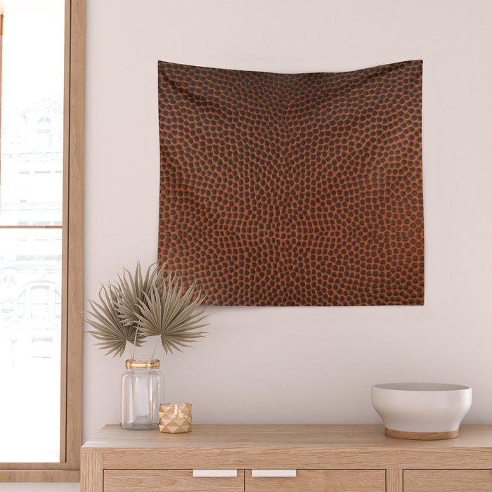 Football / Basketball Leather Texture Skin Wall Tapestry Gallery Image 2