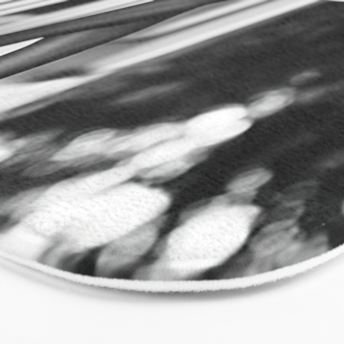 Head over heels stockings and lace high heel female model portrait black and white photograph - photography - photographs Bath Mat Gallery Image 3