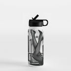 Head over heels stockings and lace high heel female model portrait black and white photograph - photography - photographs Water Bottle Gallery Image 1