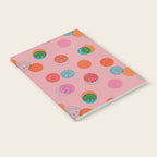 Smiley Face Stamp Print in Pink Notebook Gallery Image 2