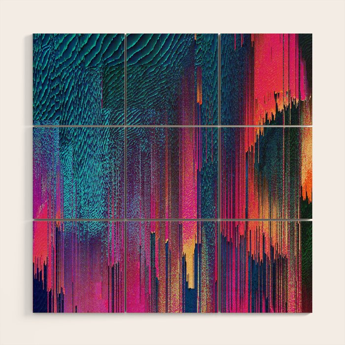 Party Puke Wood Wall Art Gallery Image 1