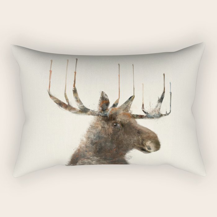 the moose Rectangular Pillow Gallery Image 2