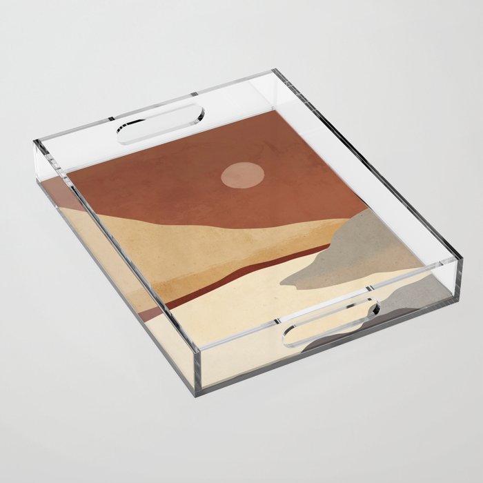 Minimal Art Landscape 10 Acrylic Tray Gallery Image 1