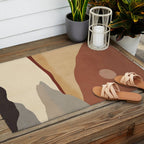 Minimal Art Landscape 10 Outdoor Rug Gallery Image 2