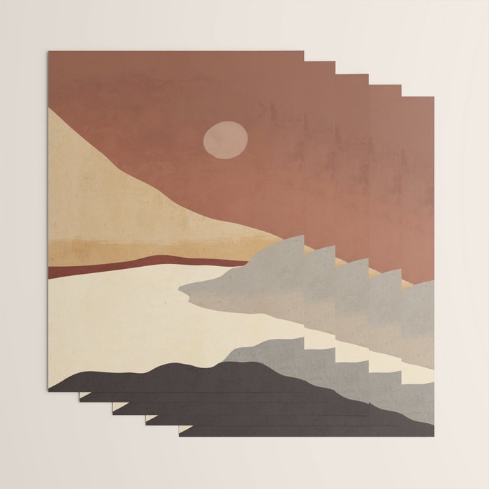 Minimal Art Landscape 10 Wrapping Paper Gallery Image 3