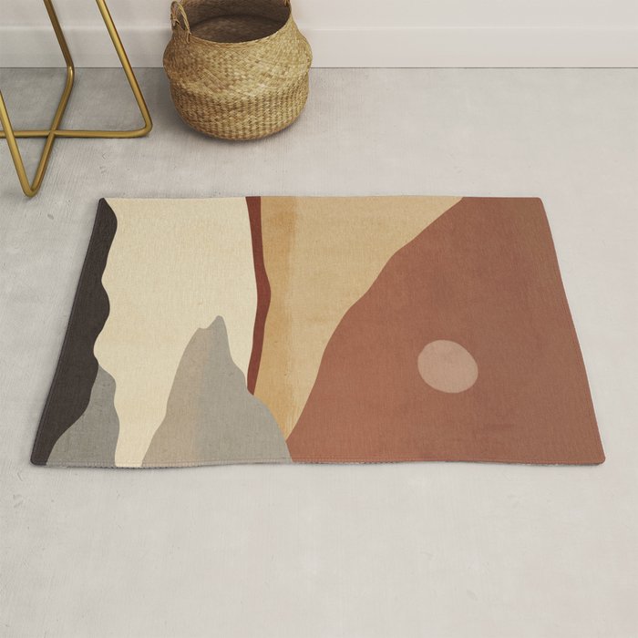 Minimal Art Landscape 10 Rug Gallery Image 1