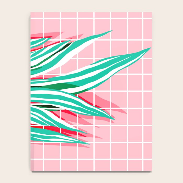 Glam - pop art memphis neon house plants throwback retro 80s style cool brooklyn style minimalism Notebook Gallery Image 4
